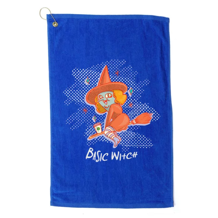 Basic Witch Cute Gift Platinum Collection Golf Towel