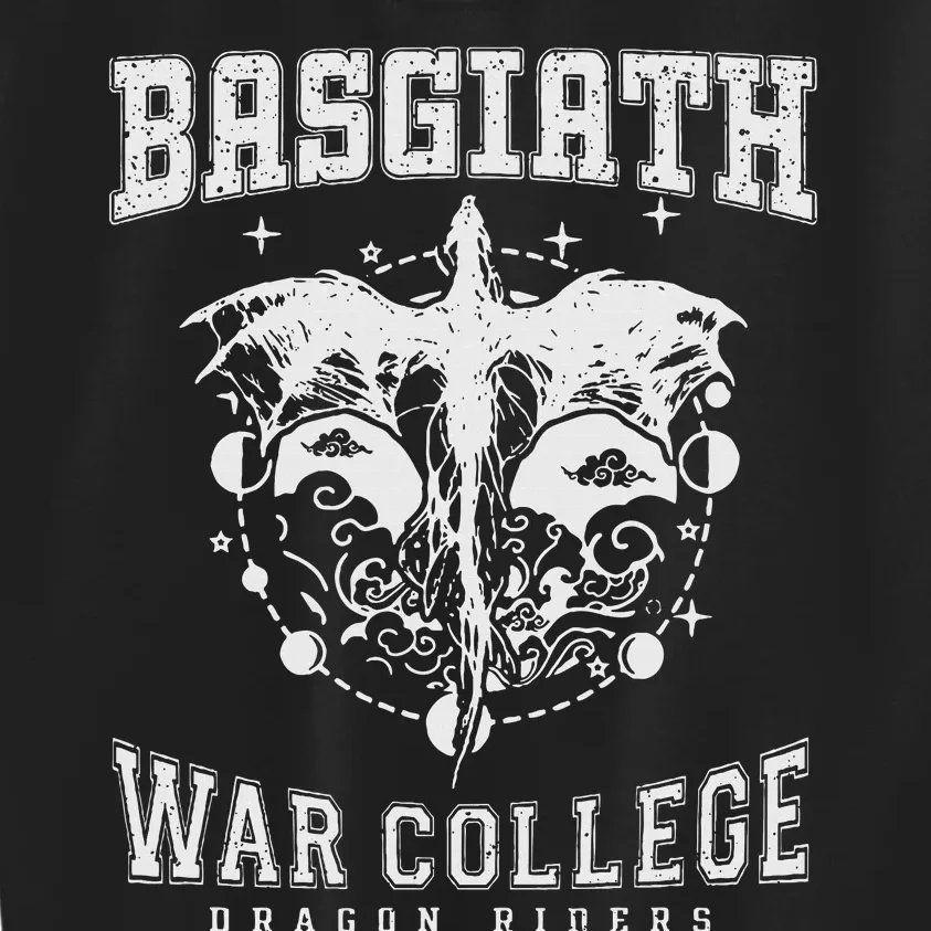 Basgiath War College Dragon Riders Rebecca Fourth Wing Kids Sweatshirt