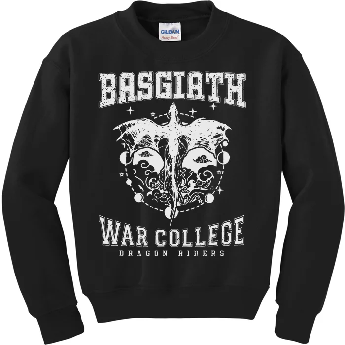 Basgiath War College Dragon Riders Rebecca Fourth Wing Kids Sweatshirt