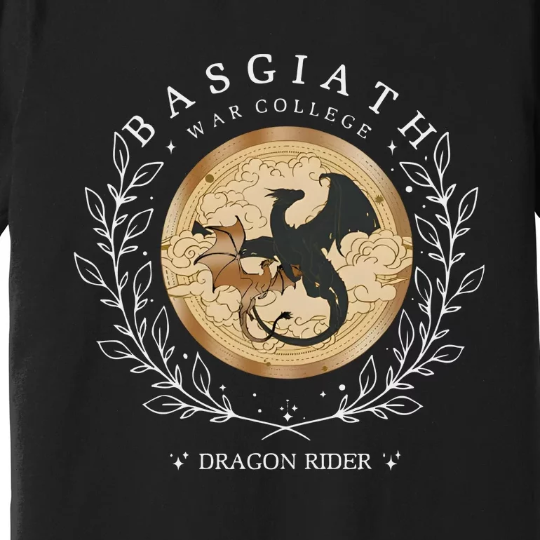 Basgiath War College Fourth Wing Dragon Rider Premium T-Shirt