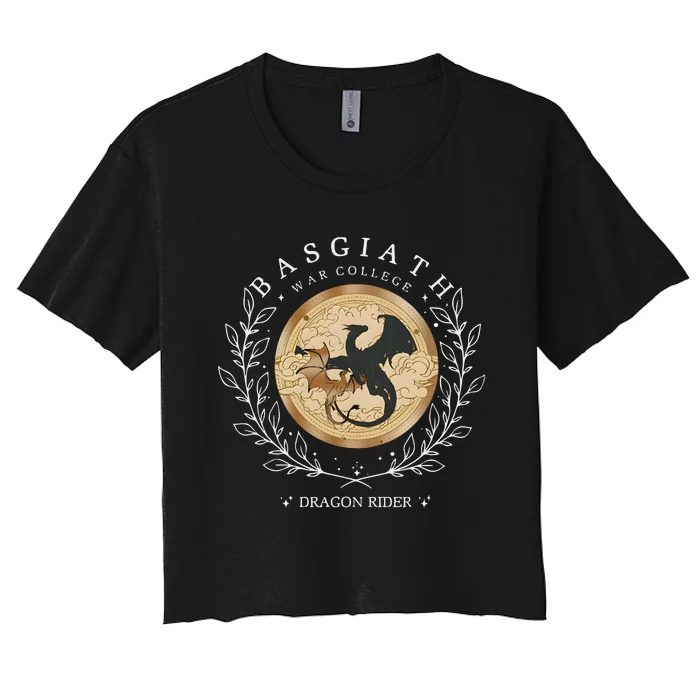 Basgiath War College Fourth Wing Dragon Rider Women's Crop Top Tee