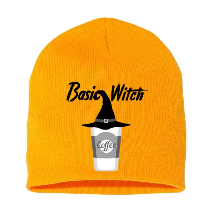 Basic Witch Cool Gift Short Acrylic Beanie