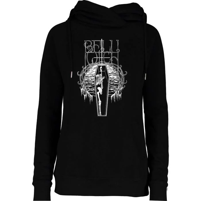 Bell Witch Coffin Womens Funnel Neck Pullover Hood