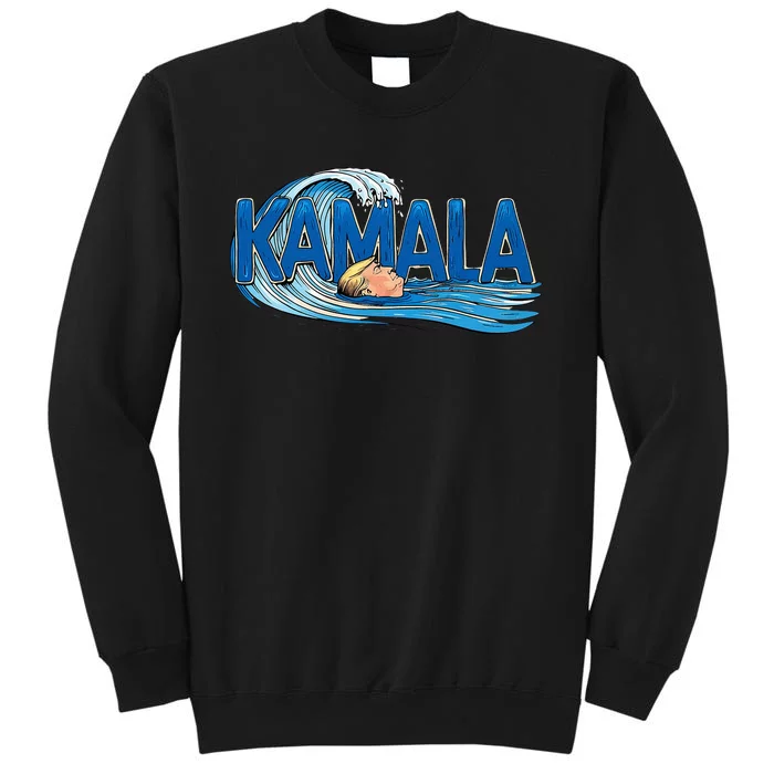 Blue Wave Cats For Kamala Funny Trump For Ladies For Guy Sweatshirt