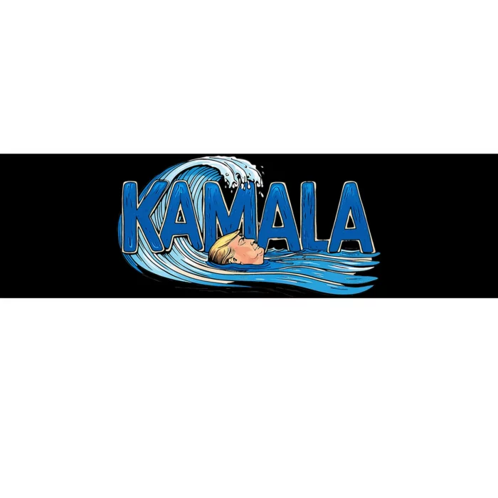 Blue Wave Cats For Kamala Funny Trump For Ladies For Guy Bumper Sticker