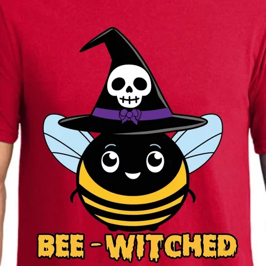 Bee Witched Cute Halloween Bee Wearing Witches Hat Bewitched Pajama Set