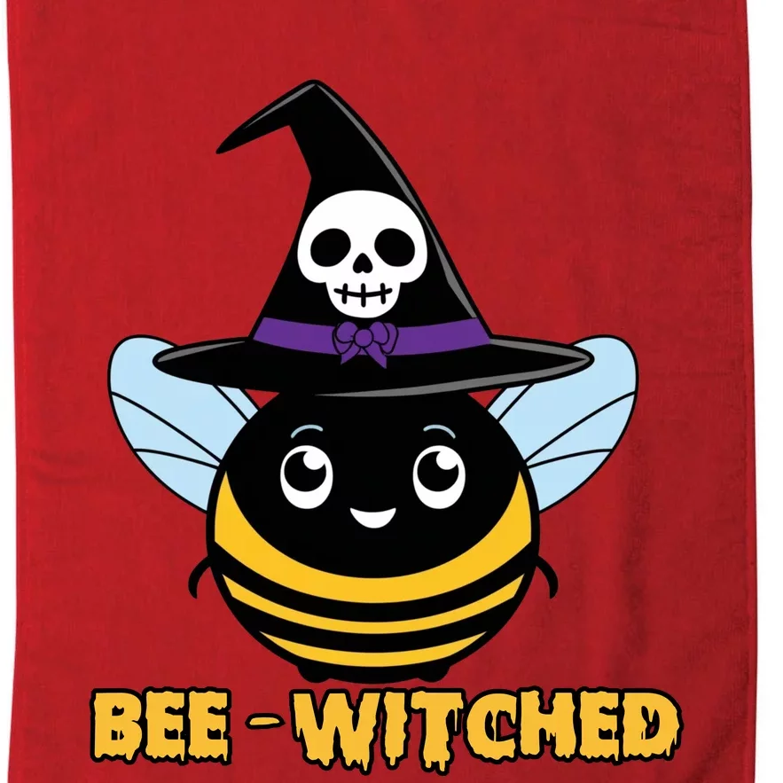 Bee Witched Cute Halloween Bee Wearing Witches Hat Bewitched Platinum Collection Golf Towel