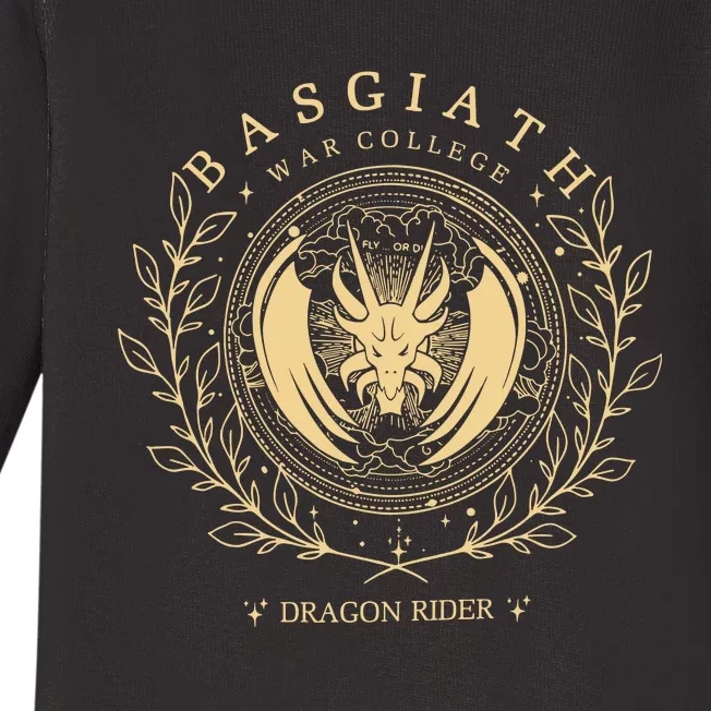 Basgiath War College Dragon Rider Rebecca Yoros Fourth Wing Baby Long Sleeve Bodysuit