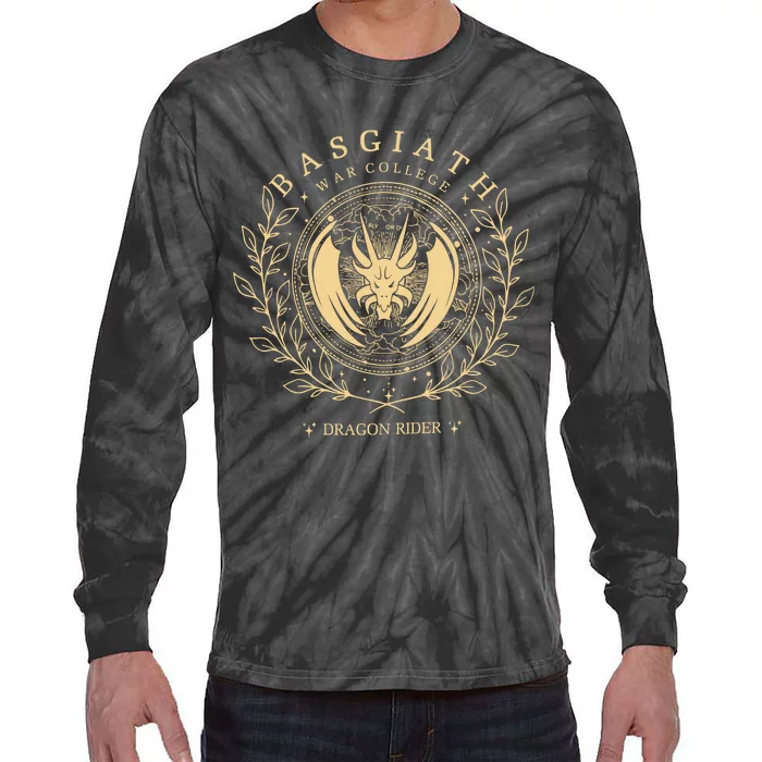 Basgiath War College Dragon Rider Rebecca Yoros Fourth Wing Tie-Dye Long Sleeve Shirt