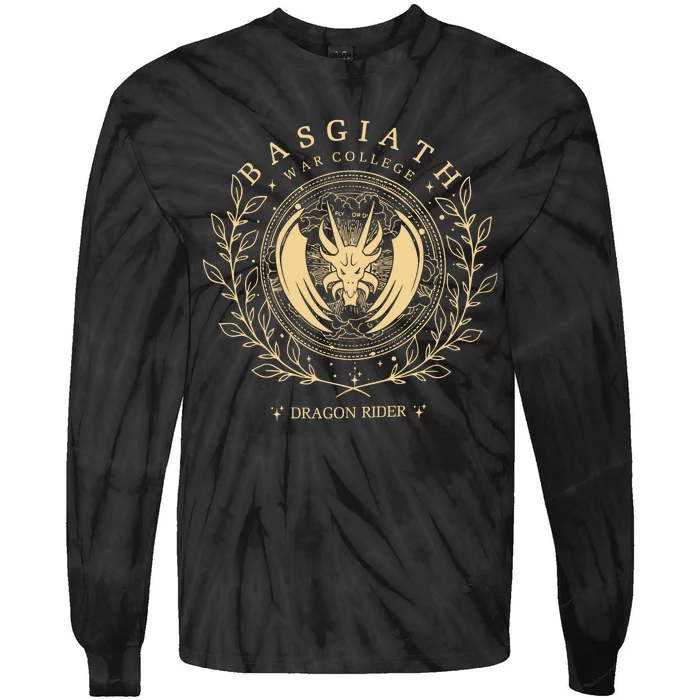 Basgiath War College Dragon Rider Rebecca Yoros Fourth Wing Tie-Dye Long Sleeve Shirt