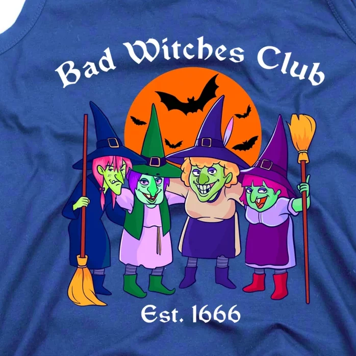 Bad Witches Club Halloween Witch Salem Matching Group Gift Great Gift Tank Top