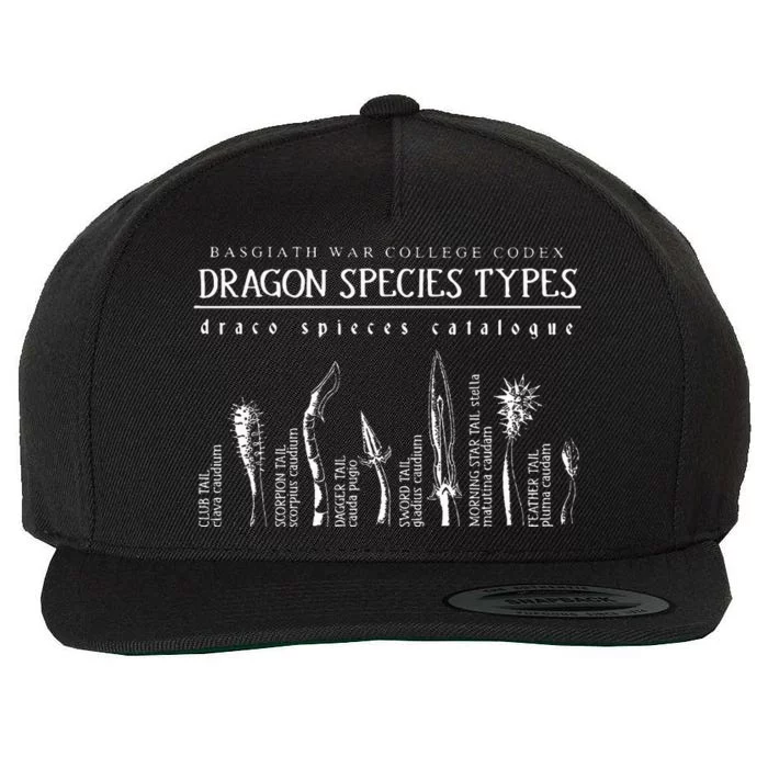 Basgiath War College Codex Gragon Wool Snapback Cap