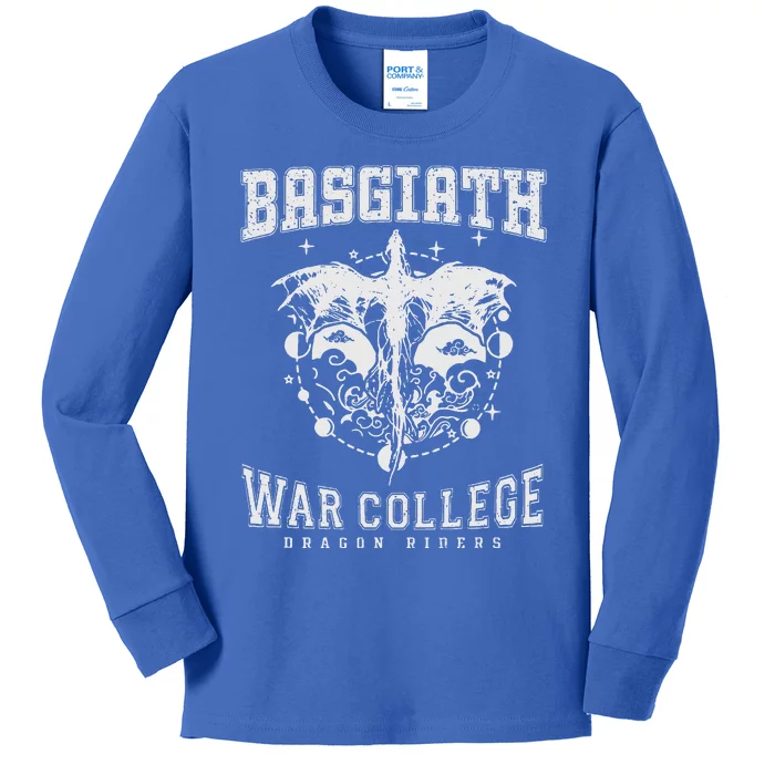 Basgiath War College Dragon Riders Kids Long Sleeve Shirt