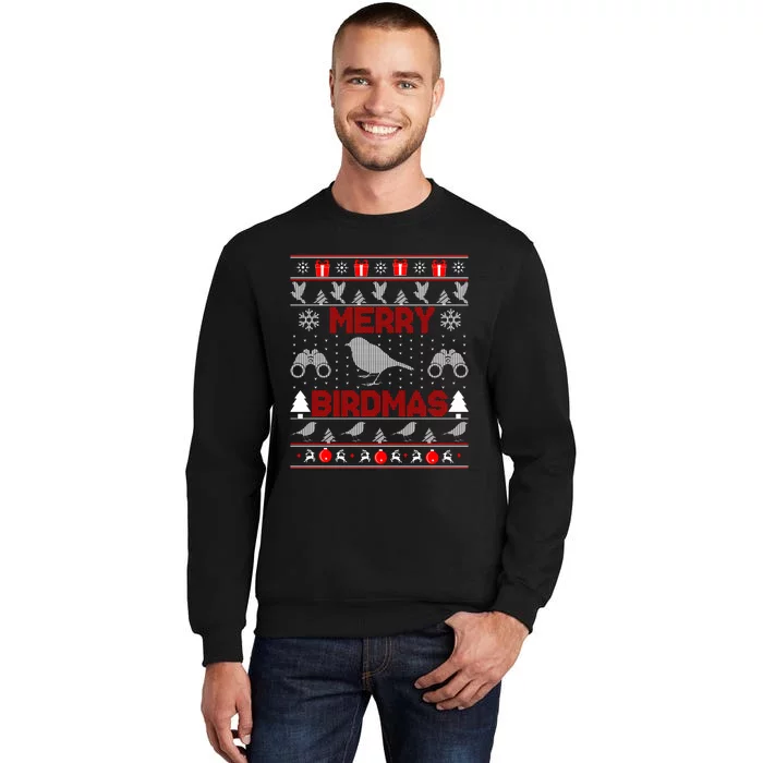 Bird Watching Christmas Birding Merry Birdmas Ugly Sweater Sweatshirt