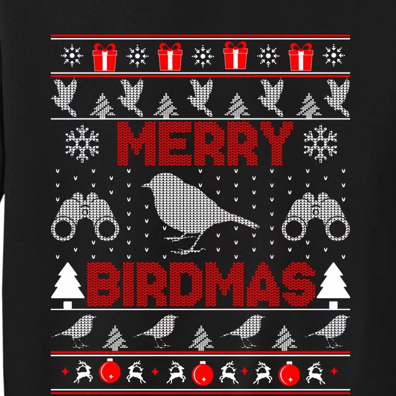 Bird Watching Christmas Birding Merry Birdmas Ugly Sweater Sweatshirt