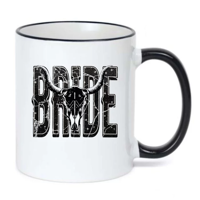 Bride Western Country Cowgirl Nashville Bachelorette Party Black Color Changing Mug