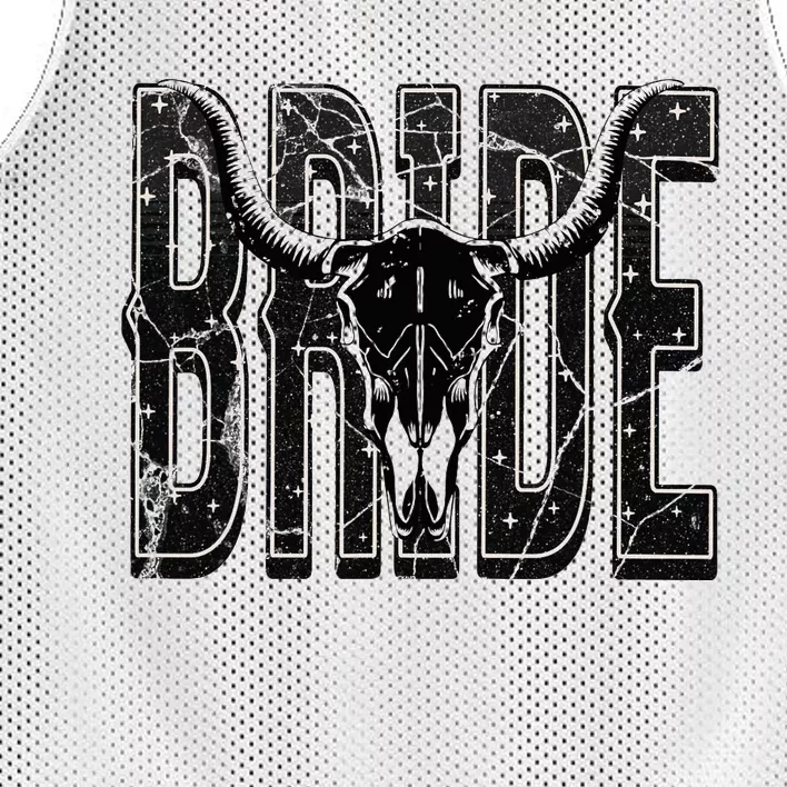 Bride Western Country Cowgirl Nashville Bachelorette Party Mesh Reversible Basketball Jersey Tank