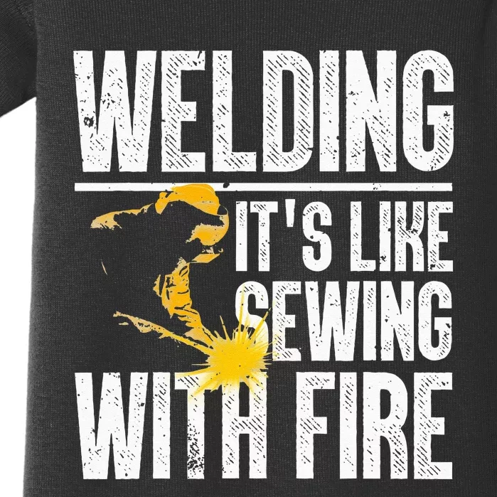 Best Welding Design For Wo Welder Welding Metal Weld Baby Bodysuit