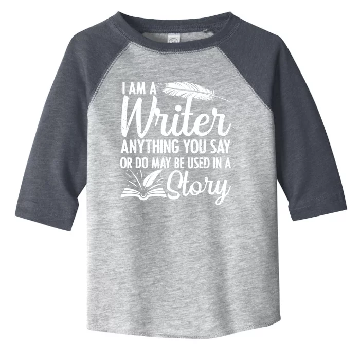 Best Writer Design For Women Writer Writing Story Author Toddler Fine Jersey T-Shirt