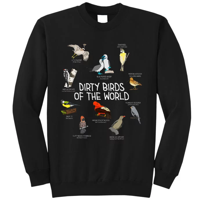 Bird Watching Dirty Birds Of The World Funny Birding Sweatshirt