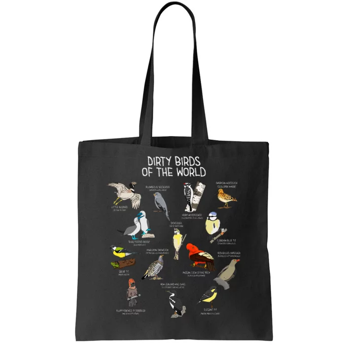 Bird Watching Dirty Birds Of The World Tote Bag