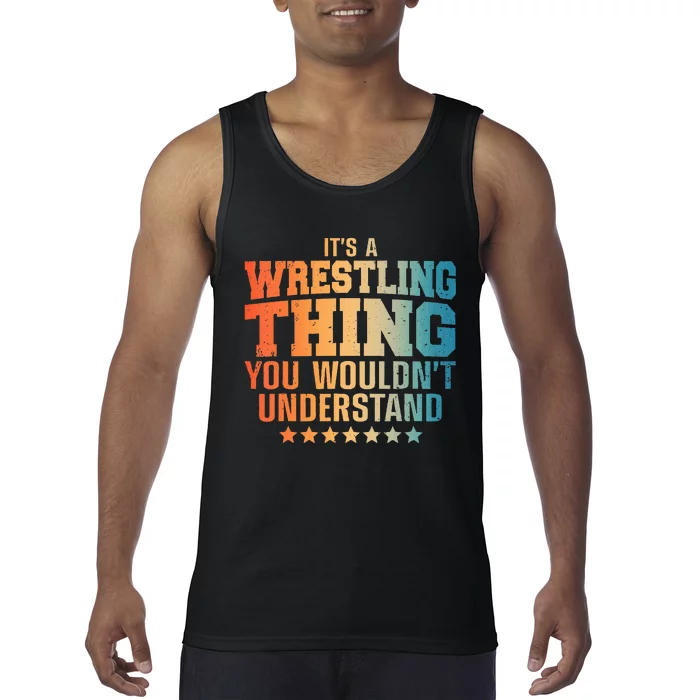 Best Wrestling Design Wrestle Wrestler Tank Top