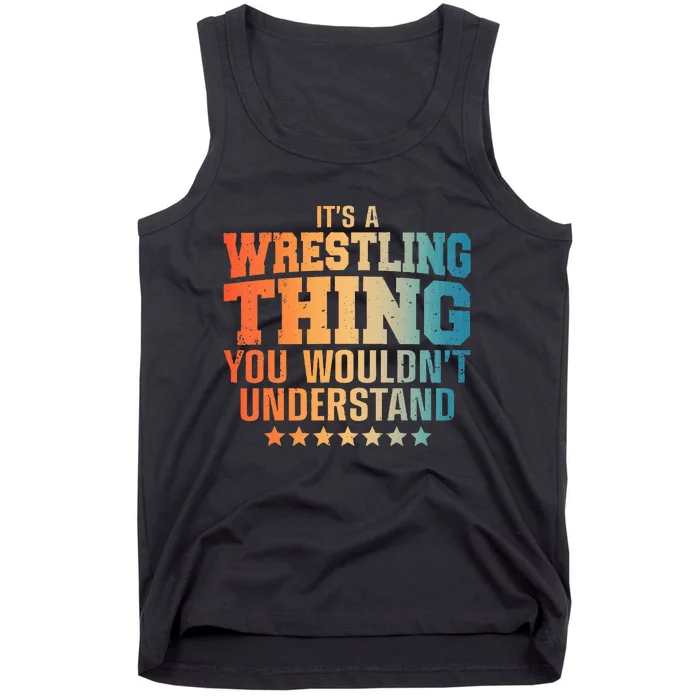 Best Wrestling Design Wrestle Wrestler Tank Top