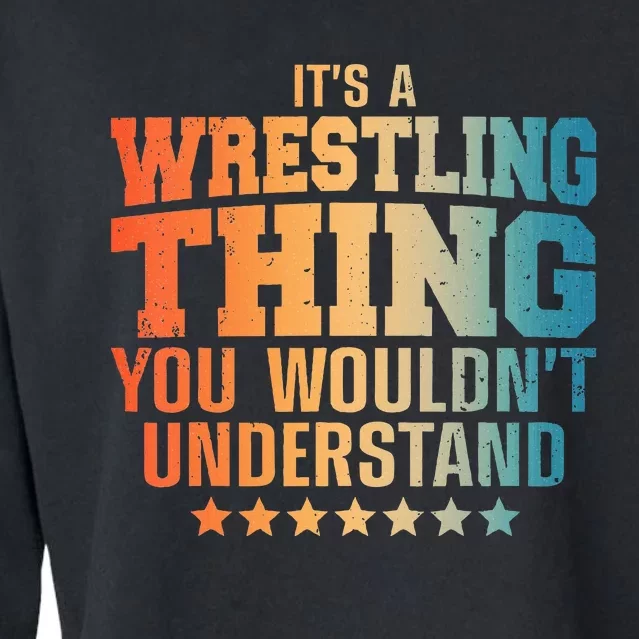 Best Wrestling Design Wrestle Wrestler Cropped Pullover Crew