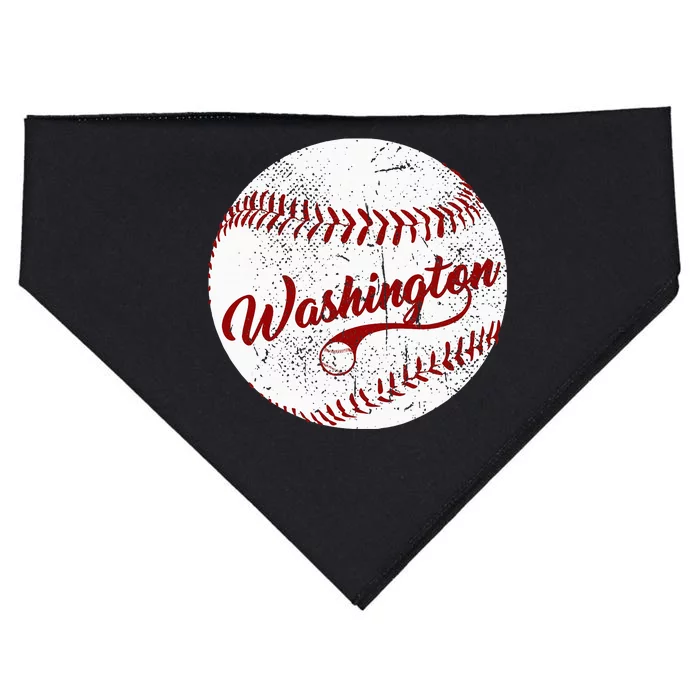 Baseball Washington Dc Team Love Baseball National Pastime USA-Made Doggie Bandana