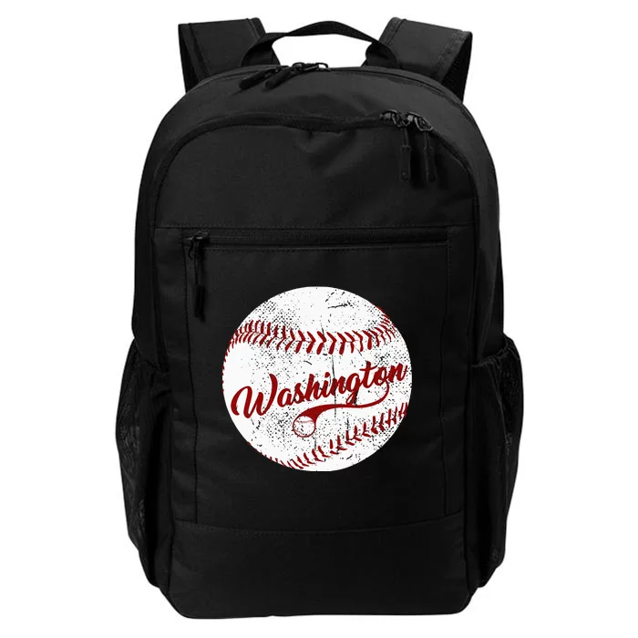 Baseball Washington Dc Team Love Baseball National Pastime Daily Commute Backpack