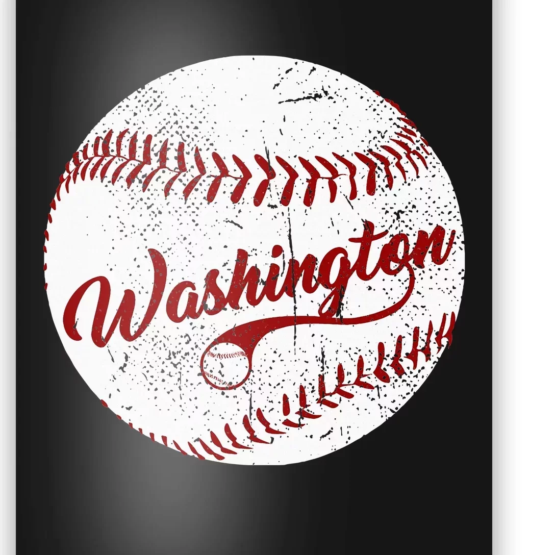 Baseball Washington Dc Team Love Baseball National Pastime Poster