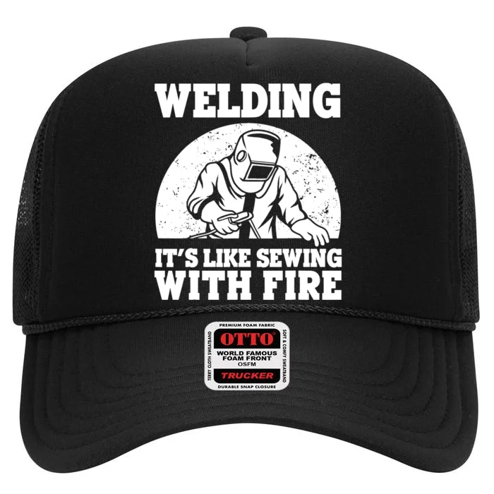 Best Welding Design Welder Welding Metal Weld High Crown Mesh Trucker Hat