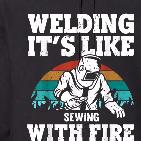 Best Welding Design For Men Women Welder Welding Metal Weld Premium Hoodie