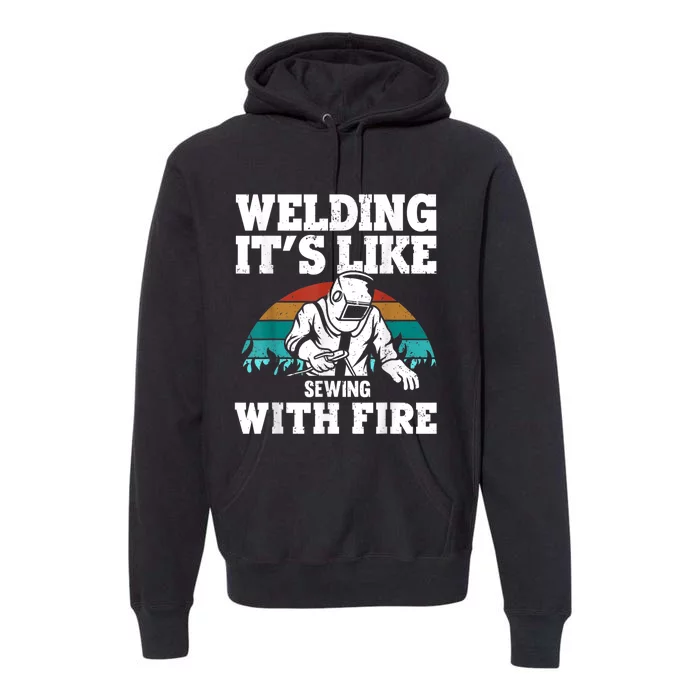 Best Welding Design For Men Women Welder Welding Metal Weld Premium Hoodie