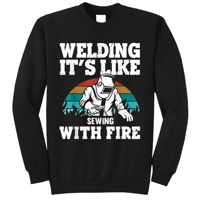 Best Welding Design For Men Women Welder Welding Metal Weld Tall Sweatshirt