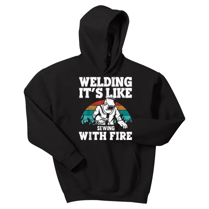 Best Welding Design For Men Women Welder Welding Metal Weld Kids Hoodie