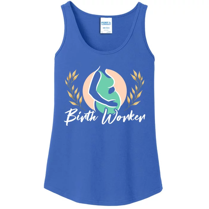 Birth Worker Doula Birth Coach Companion Pregnancy Labor Gift Ladies Essential Tank