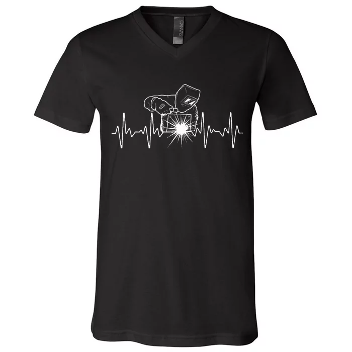 Best Welding Design For Men Women Metal Welding Weld Welder V-Neck T-Shirt