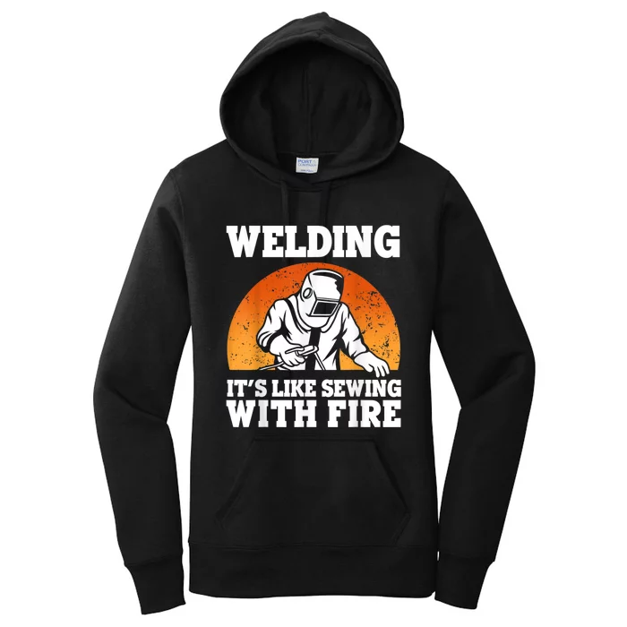 Best Welding Design For Men Women Welder Welding Metal Weld Women's Pullover Hoodie