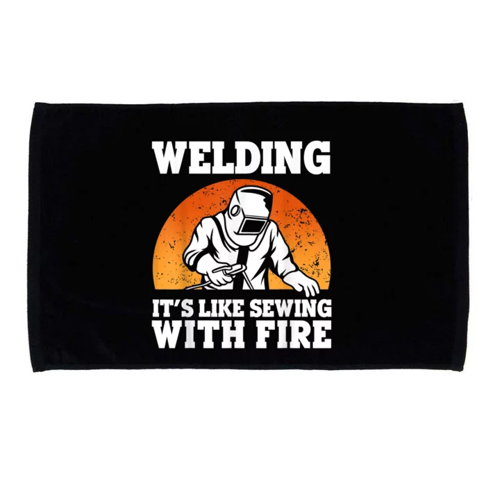 Best Welding Design For Men Women Welder Welding Metal Weld Microfiber Hand Towel