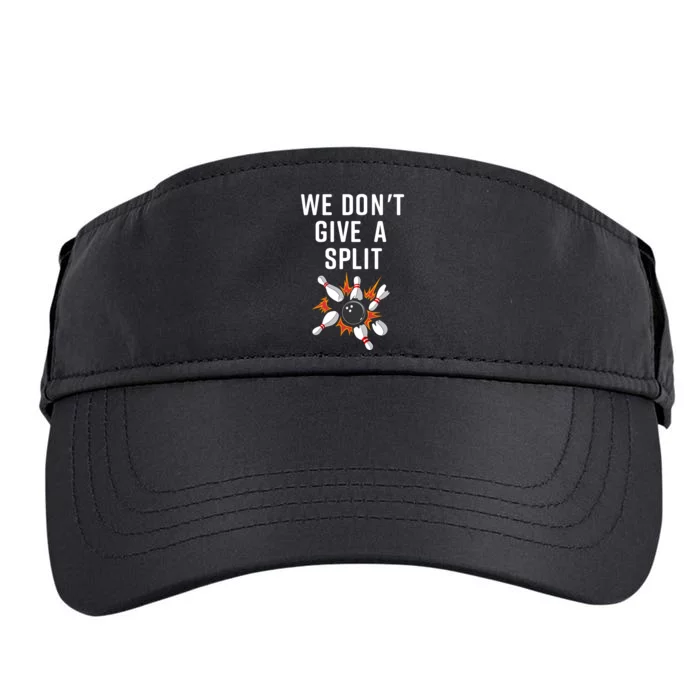 Bowling We Don't Give A Split Adult Drive Performance Visor