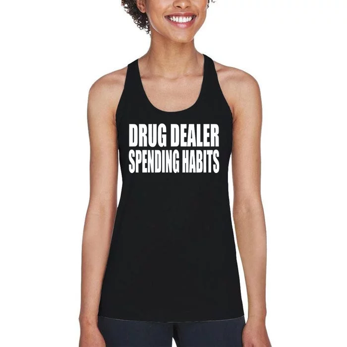 Beatking Wearing Drug Dealer Spending Habits Women's Racerback Tank