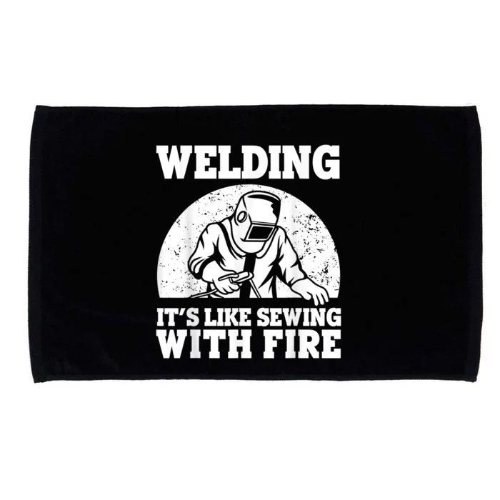 Best Welding Design For Men Women Welder Welding Metal Weld Microfiber Hand Towel