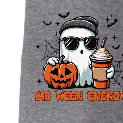 Big Ween Energy Ghost Sunglasses Gift Doggie 3-End Fleece Hoodie