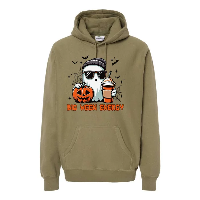 Big Ween Energy Ghost Sunglasses Gift Premium Hoodie