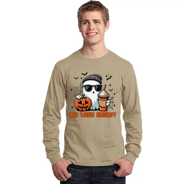 Big Ween Energy Ghost Sunglasses Gift Tall Long Sleeve T-Shirt