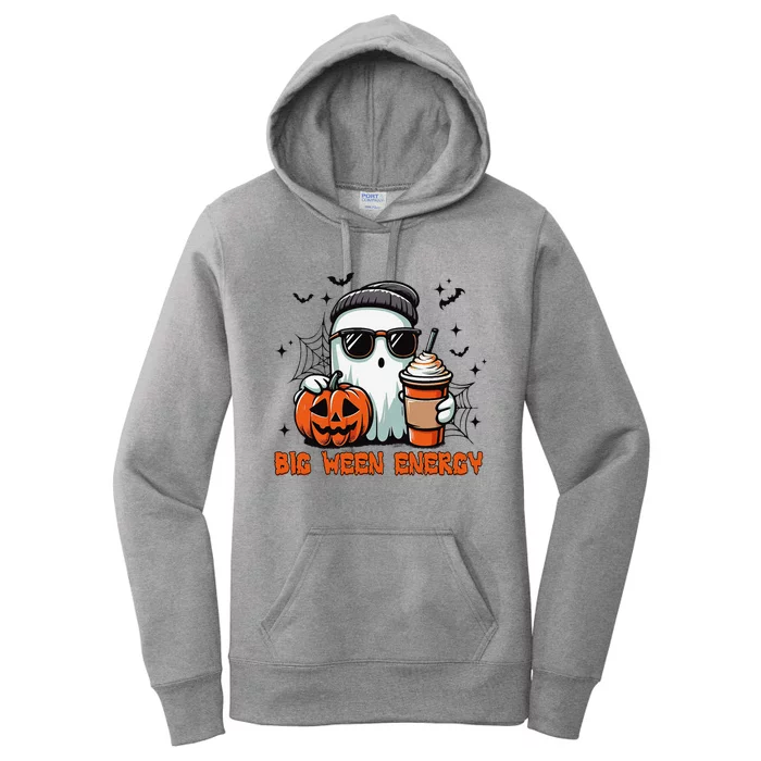 Big Ween Energy Ghost Sunglasses Gift Women's Pullover Hoodie