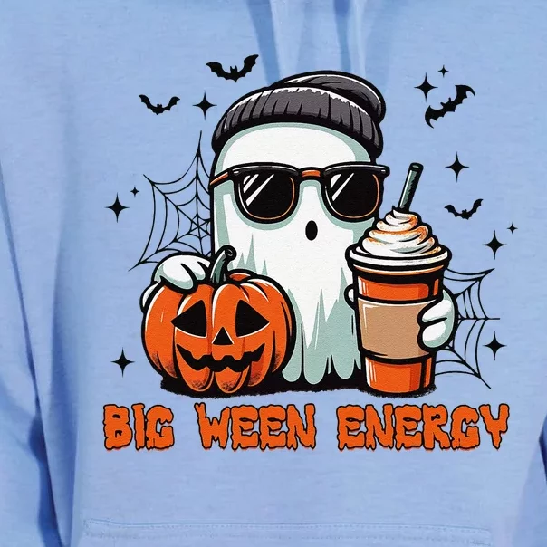 Big Ween Energy Ghost Sunglasses Gift Unisex Surf Hoodie