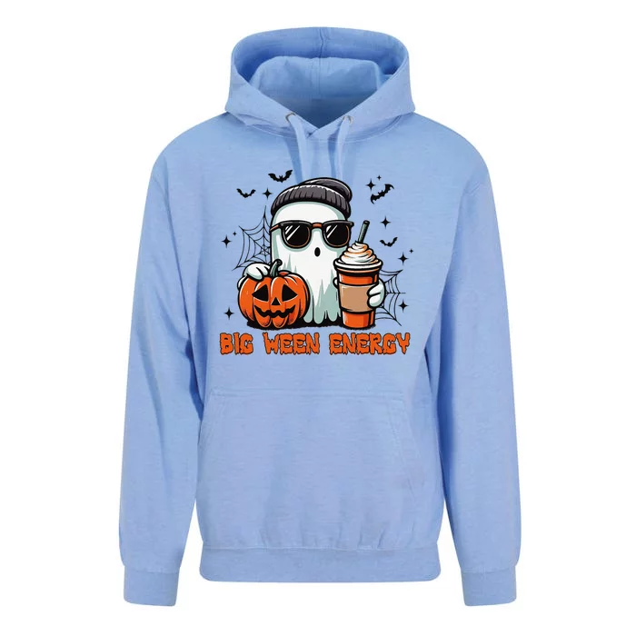 Big Ween Energy Ghost Sunglasses Gift Unisex Surf Hoodie