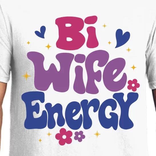 Bi Wife Energy Lgbt Month Pride Month Pajama Set